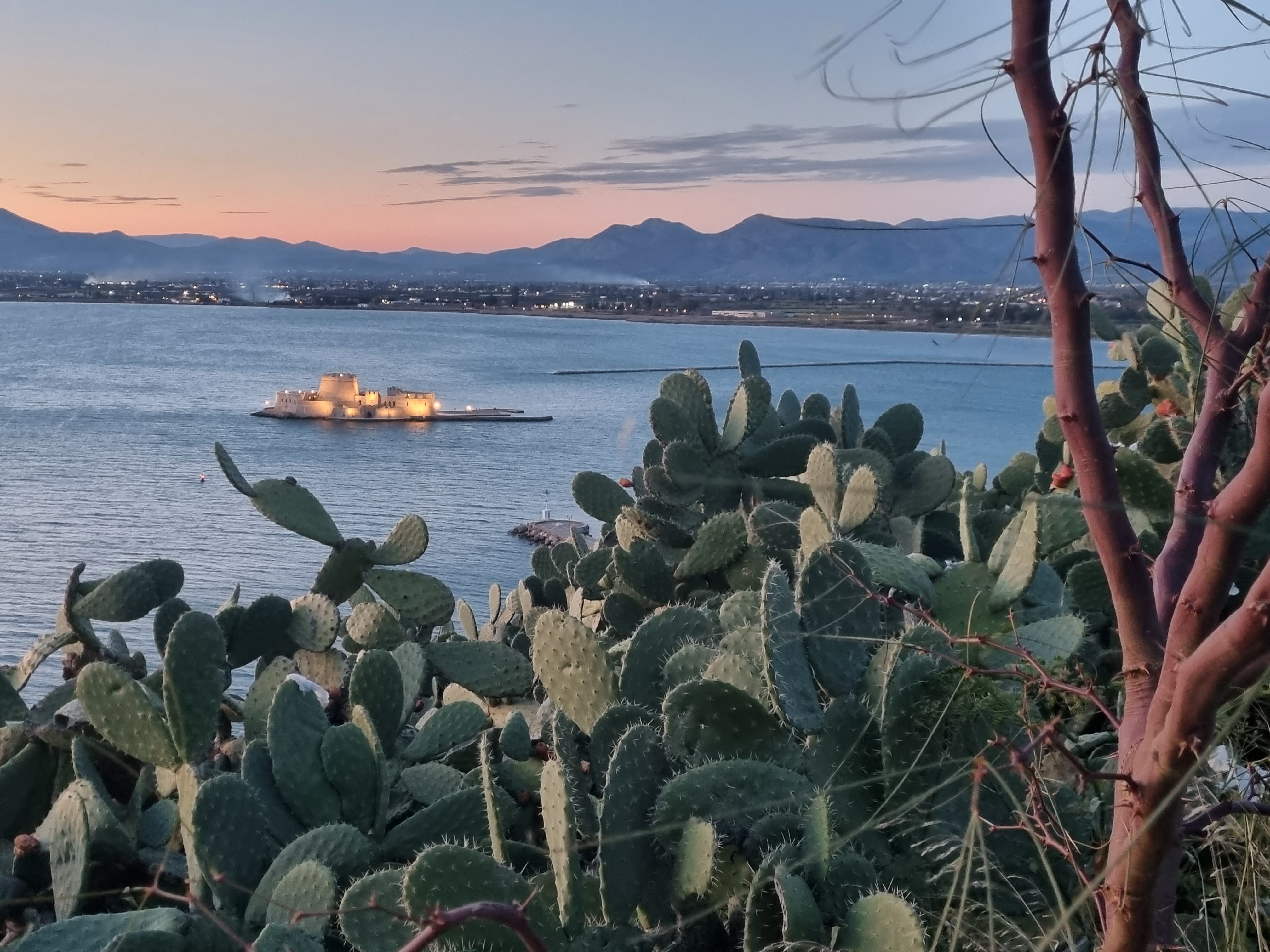 Landscape Photo of Nafplio's bourtzi monument